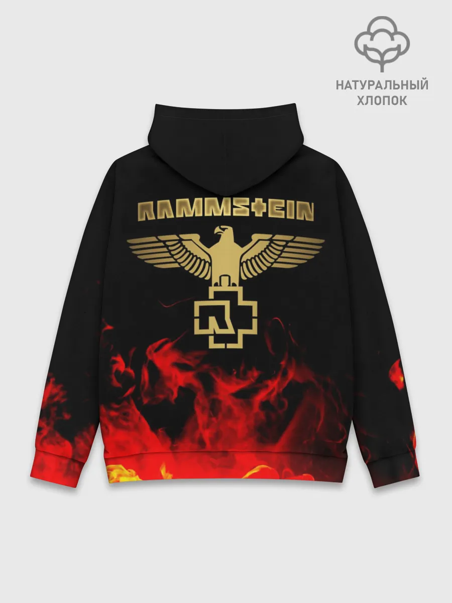 Худи мужской база хлопок / Rammstein
