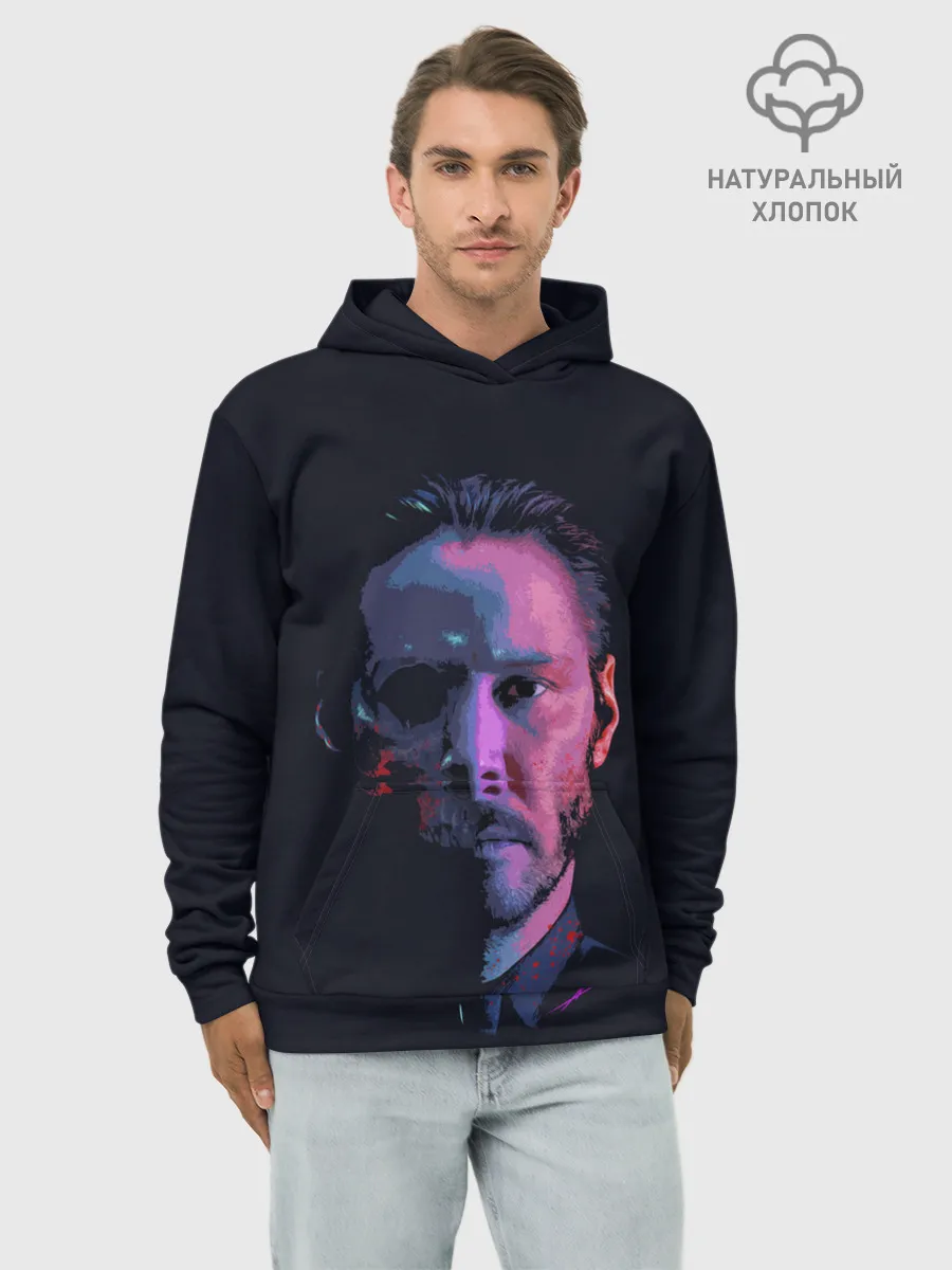 Худи мужской база хлопок / Джон Уик