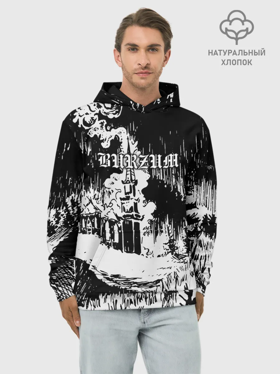 Худи мужской база хлопок / Burzum