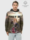 Худи мужской база хлопок / FREE FIRE - Caroline