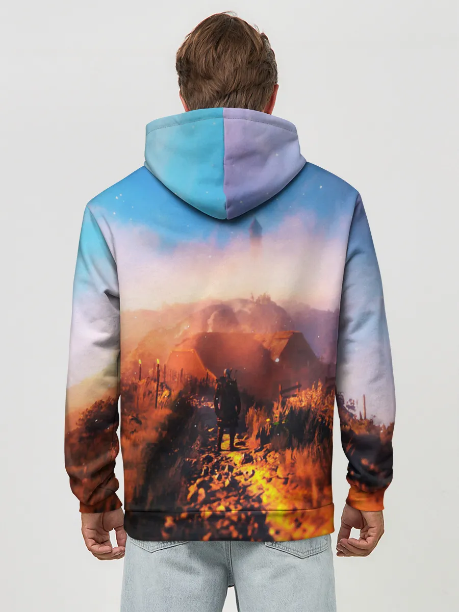 Худи мужской база хлопок / ВЕДЬМАК