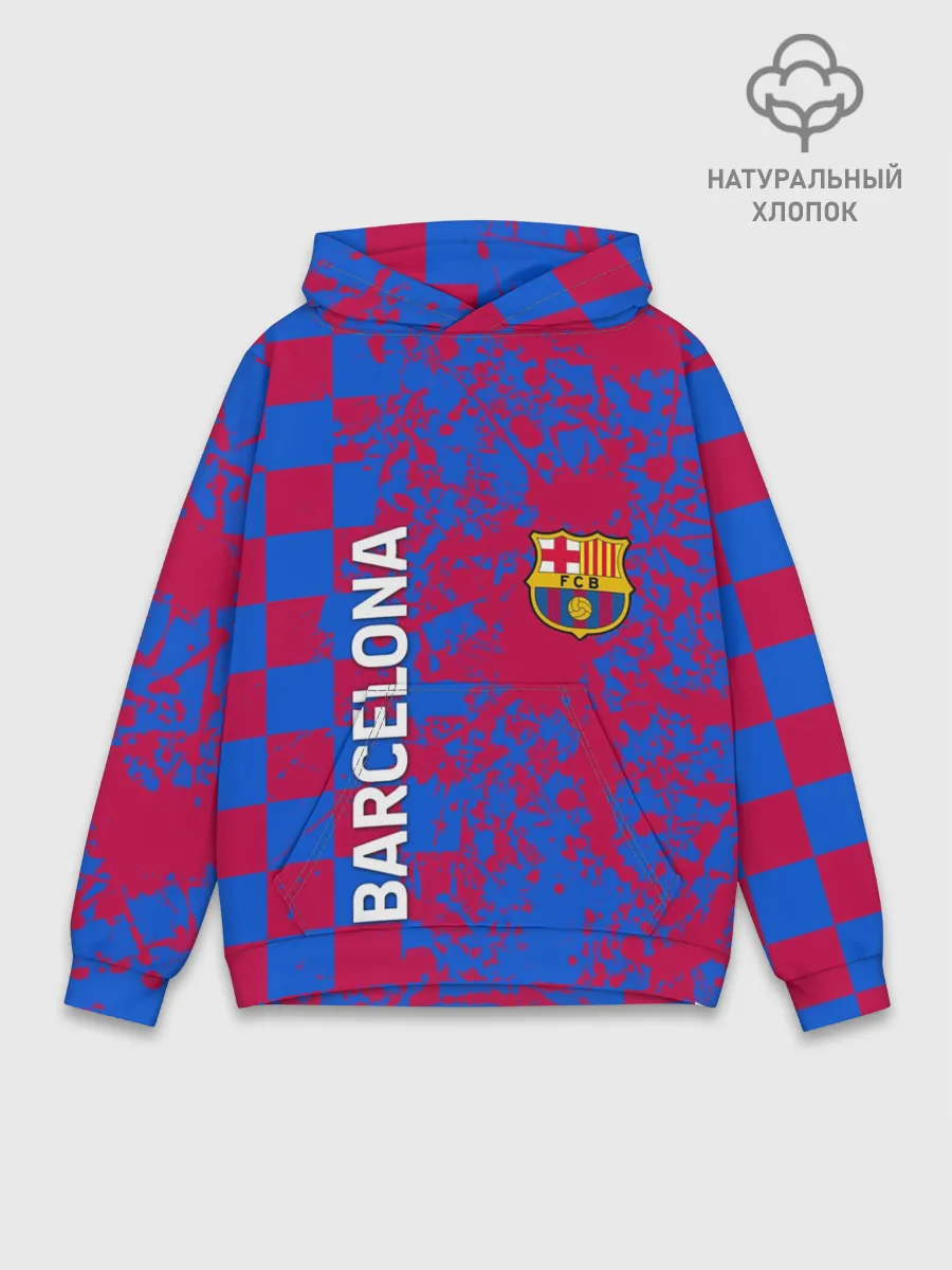 Худи мужской база хлопок / BARCELONA