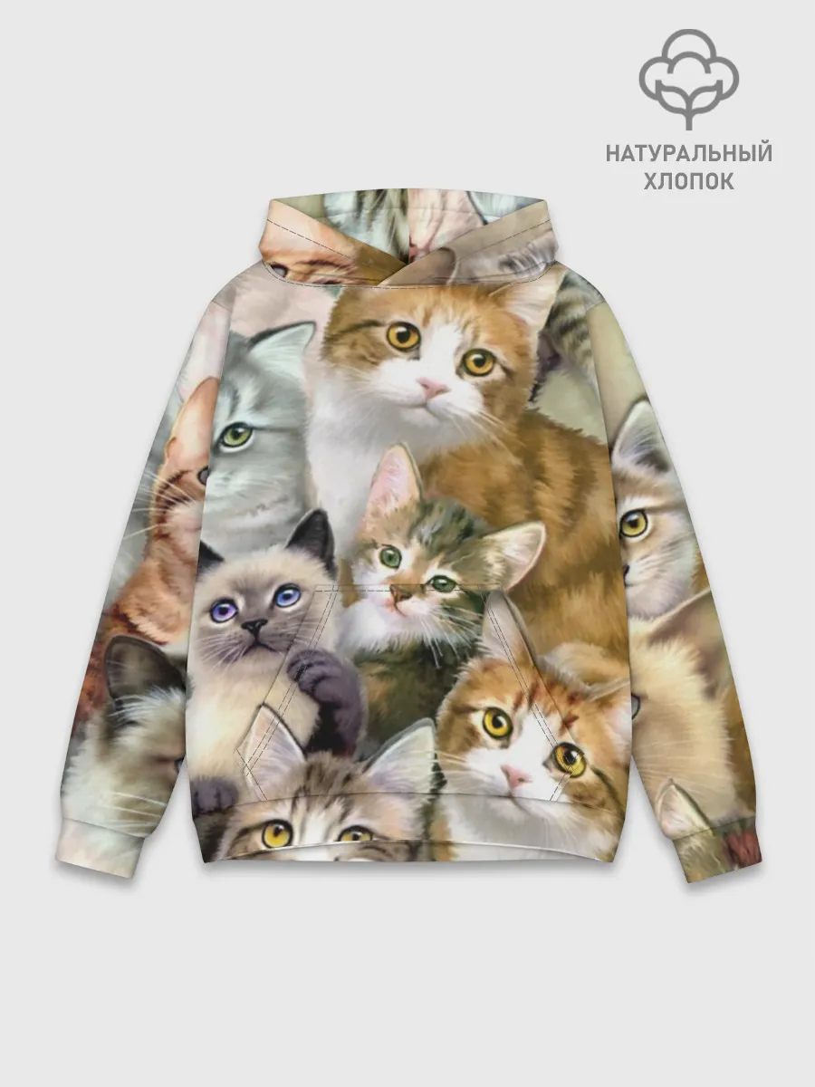 Худи мужской база хлопок / Котишики