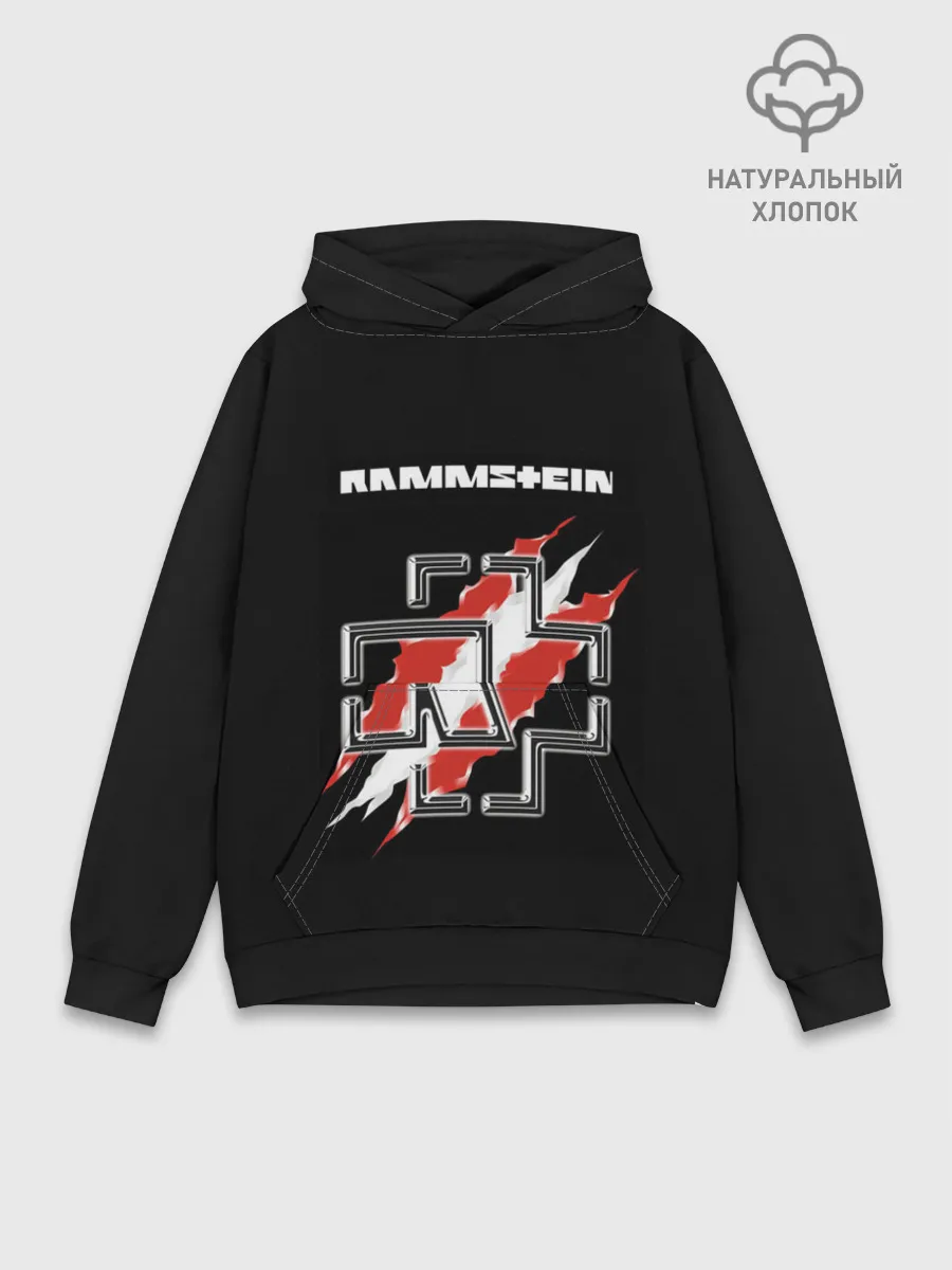Худи мужской база хлопок / Rammstein