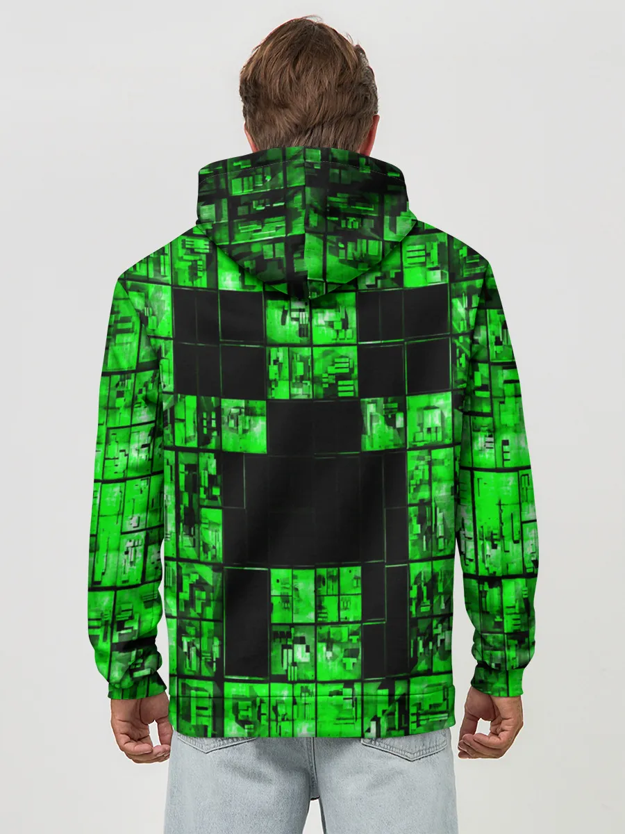 Худи мужской база хлопок / MINECRAFT