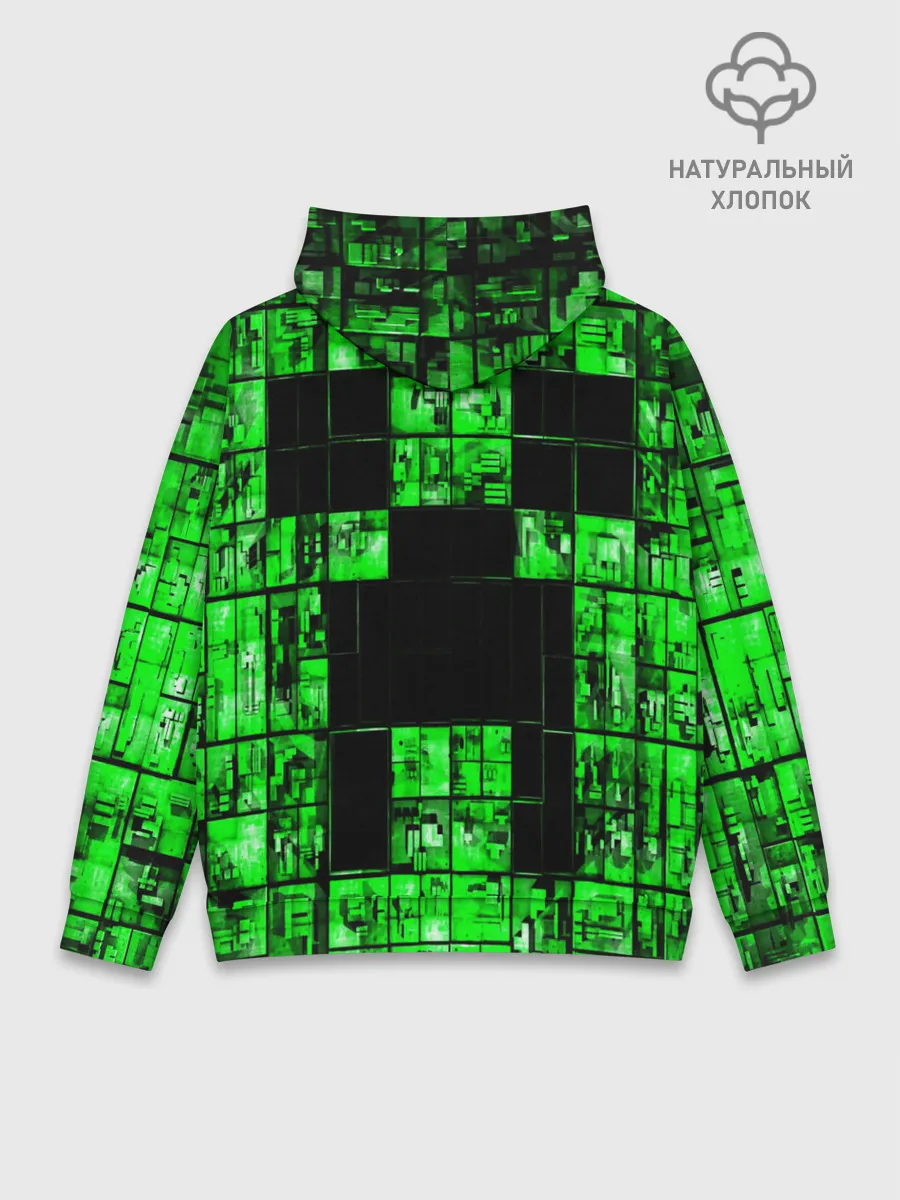 Худи мужской база хлопок / MINECRAFT