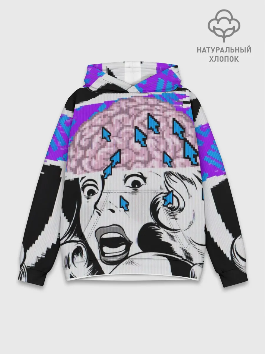 Худи мужской база хлопок / DedSec