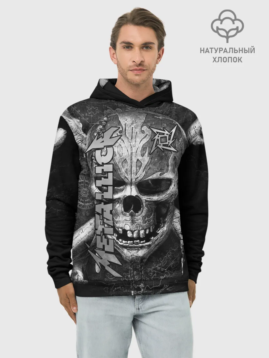 Худи мужской база хлопок / Metallica