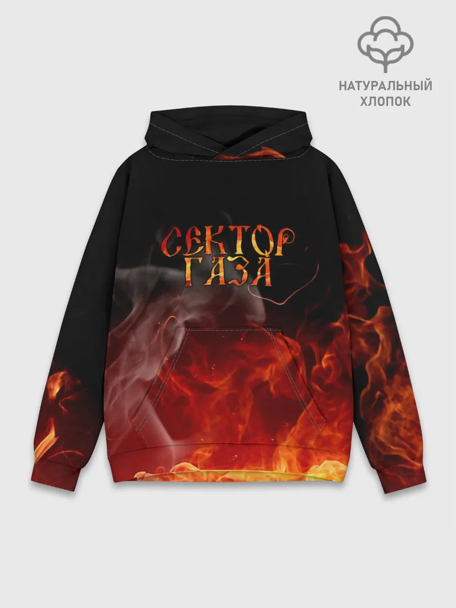 Худи мужской база хлопок / Сектор Газа