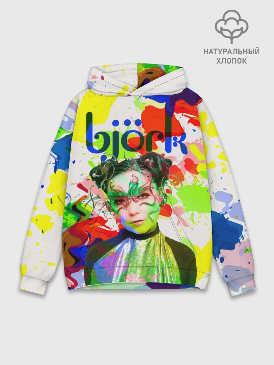 Худи мужской база хлопок / Bjork