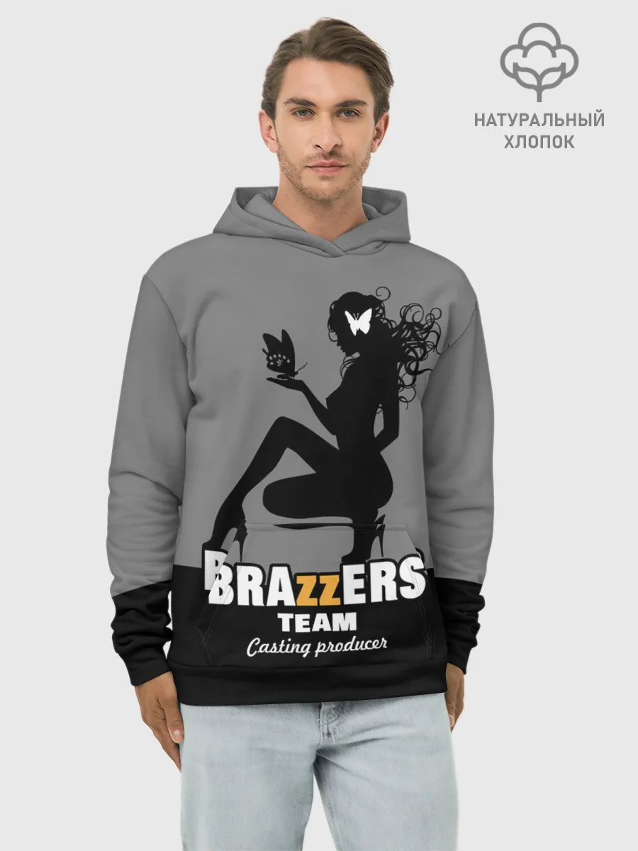Худи мужской база хлопок / Brazzers team Casting-producer