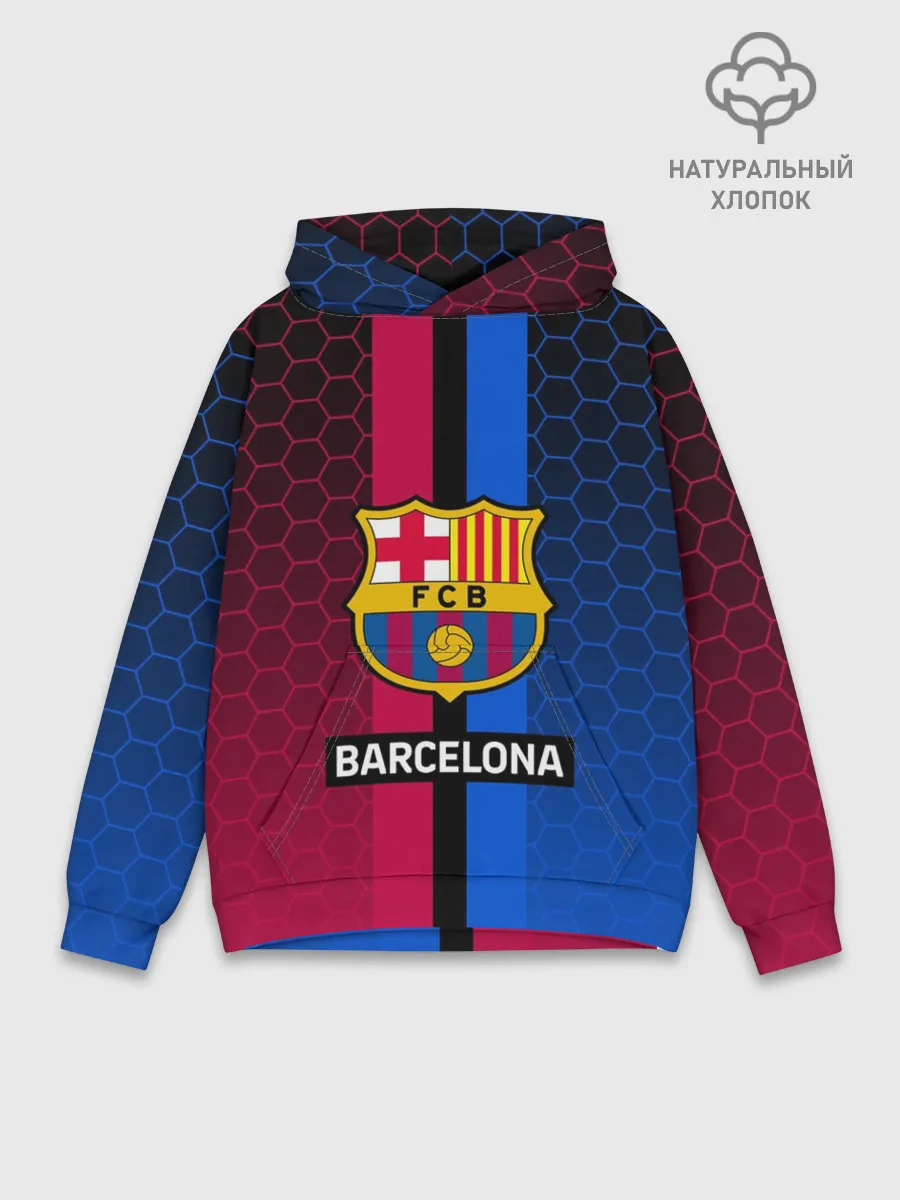 Худи мужской база хлопок / BARCELONA