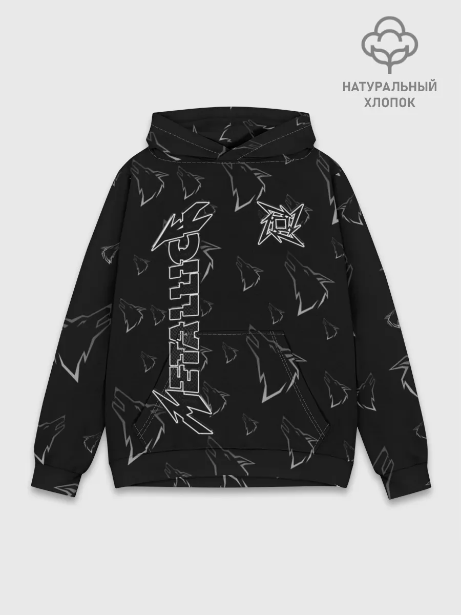 Худи мужской база хлопок / METALLICA | МЕТАЛЛИКА