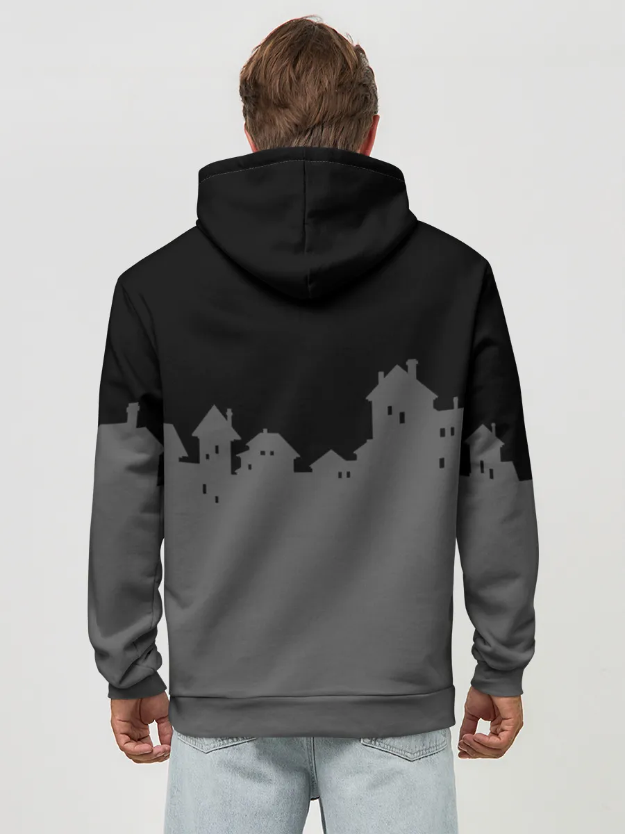 Худи мужской база хлопок / ЪУЪ СЪУКА