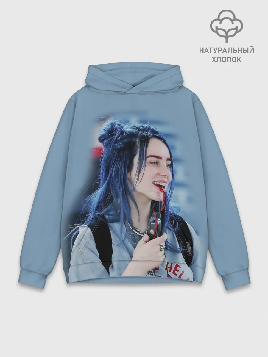 Худи мужской база хлопок / BILLIE EILISH