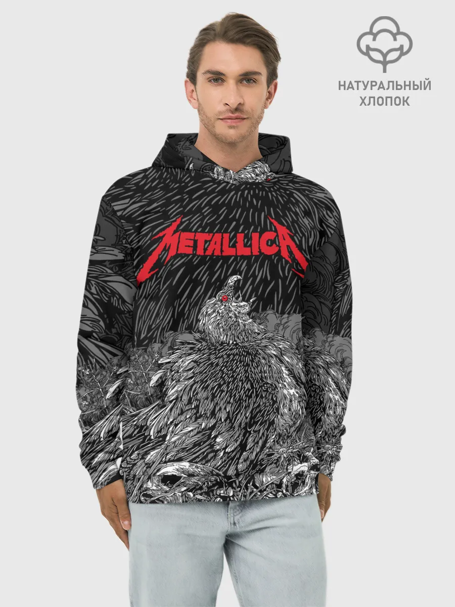 Худи мужской база хлопок / Metallica