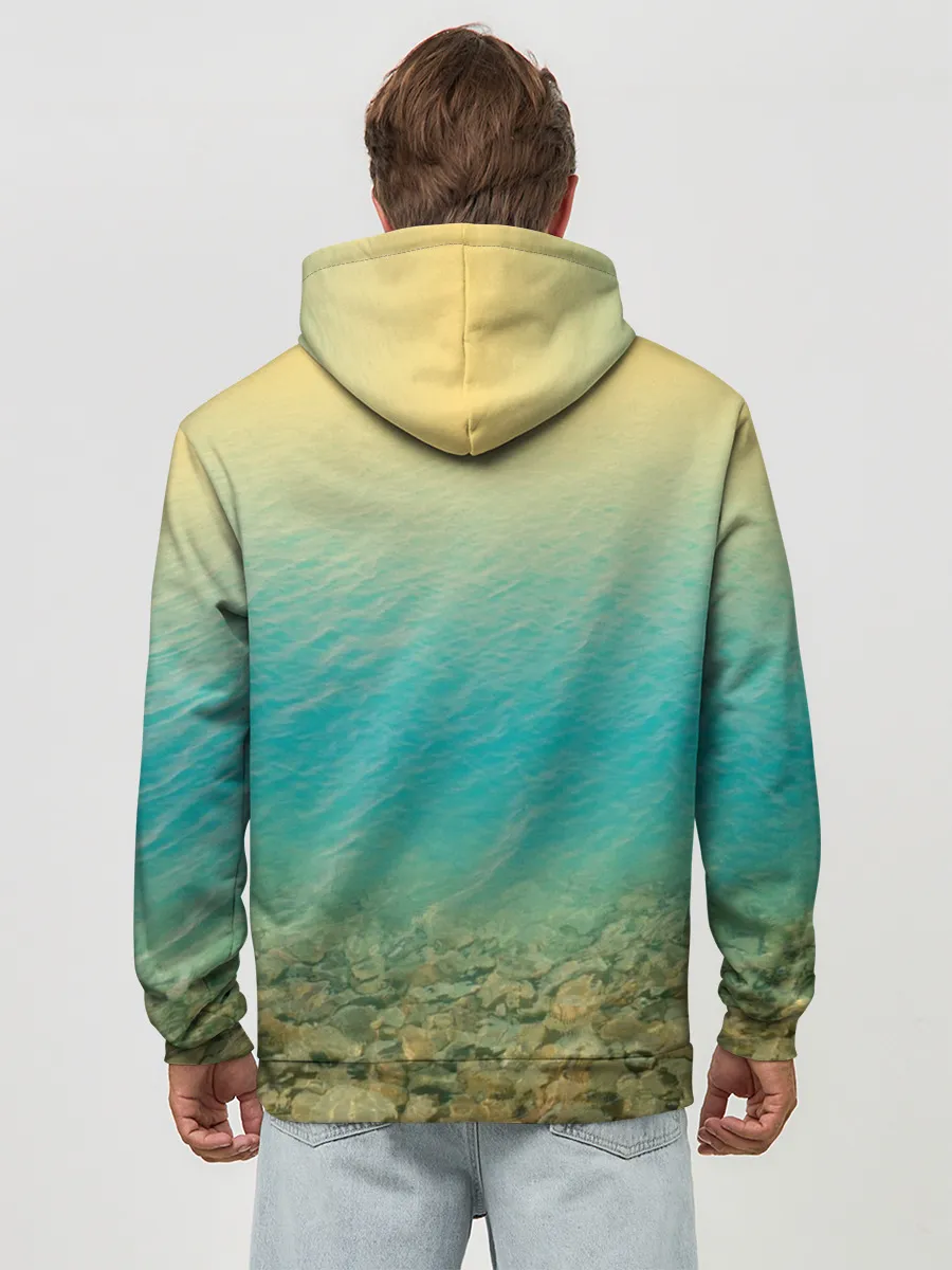 Худи мужской база хлопок / Рыбалка