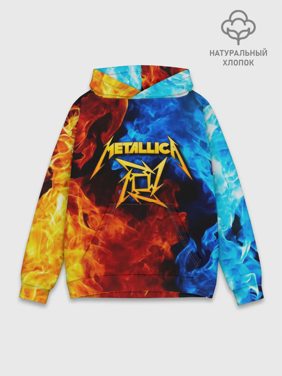 Худи мужской база хлопок / Metallica