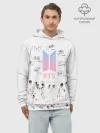 Худи мужской база хлопок / BTS