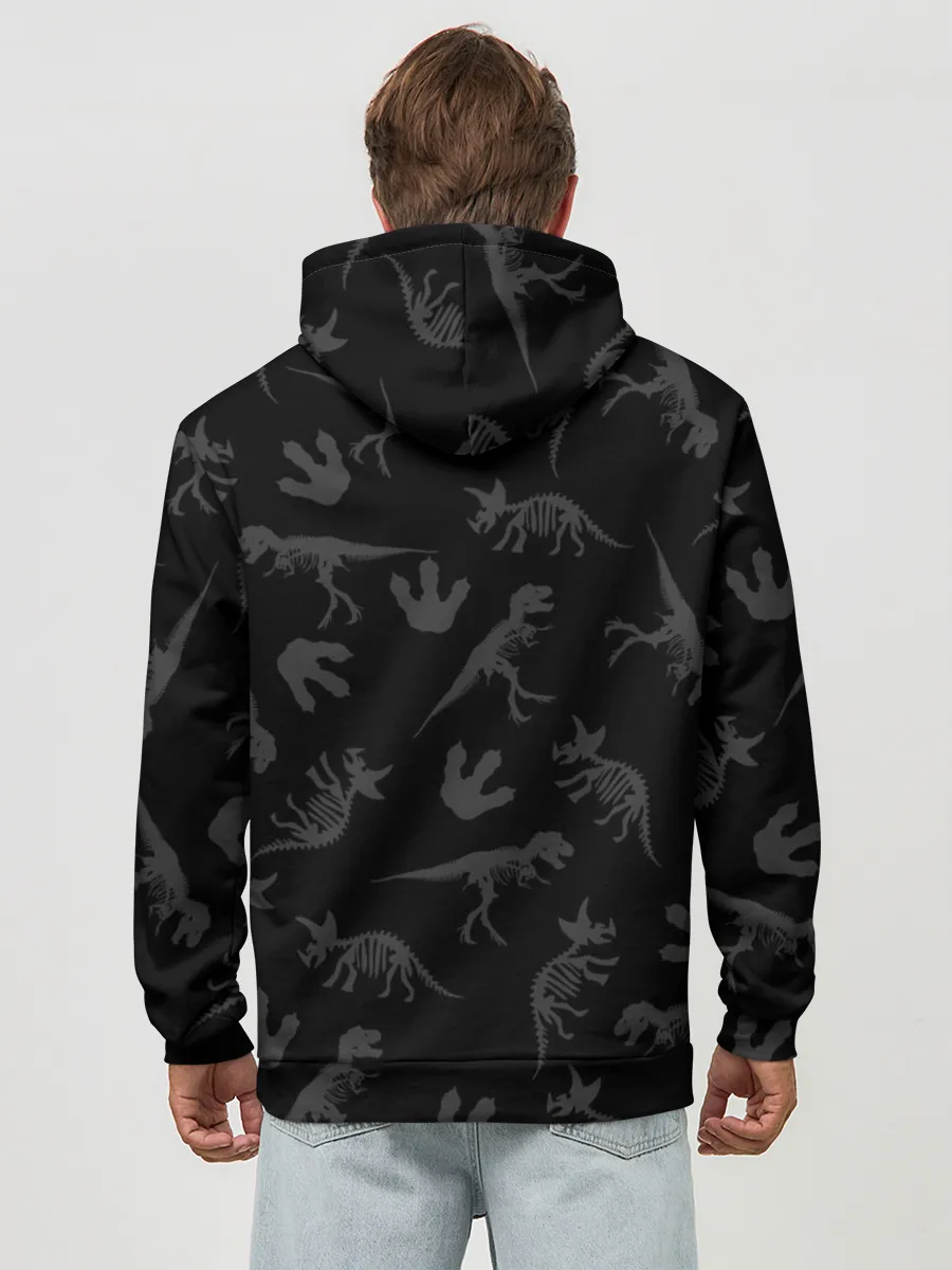 Худи мужской база хлопок / Парк Юрского Периода