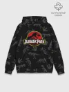 Худи мужской база хлопок / Парк Юрского Периода
