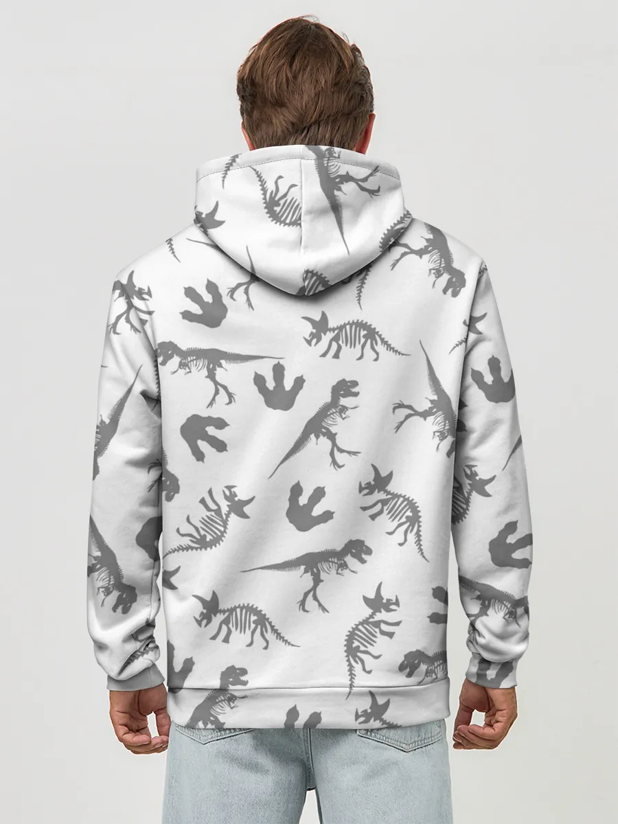 Худи мужской база хлопок / Парк Юрского Периода