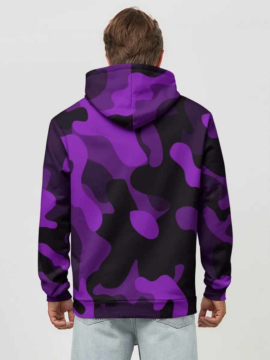 Худи мужской база хлопок / Камуфляж