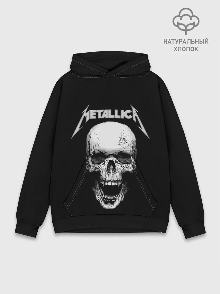 Худи мужской база хлопок / Metallica