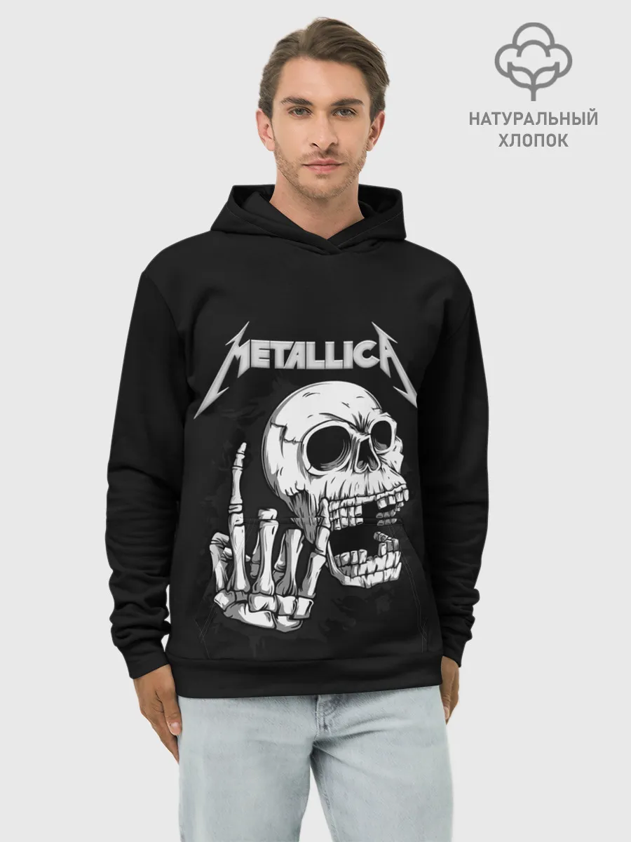 Худи мужской база хлопок / Metallica