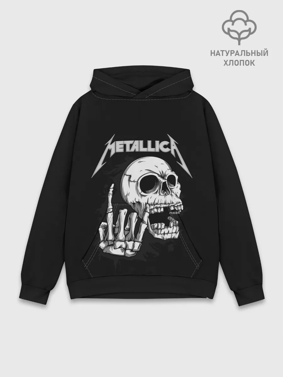 Худи мужской база хлопок / Metallica