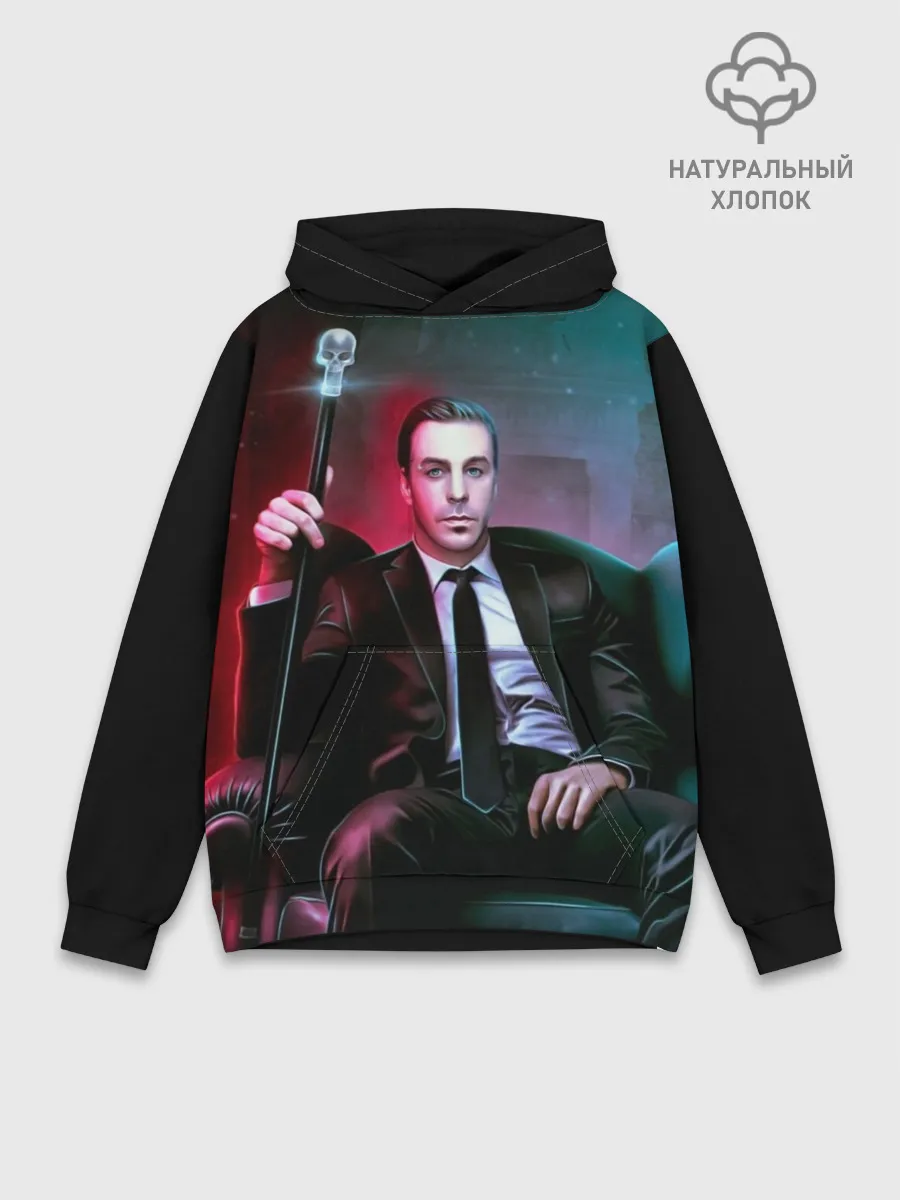 Худи мужской база хлопок / Тилль Линдеманн