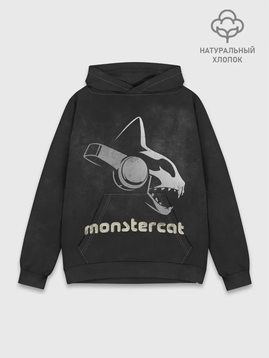 Худи мужской база хлопок / Monstercat