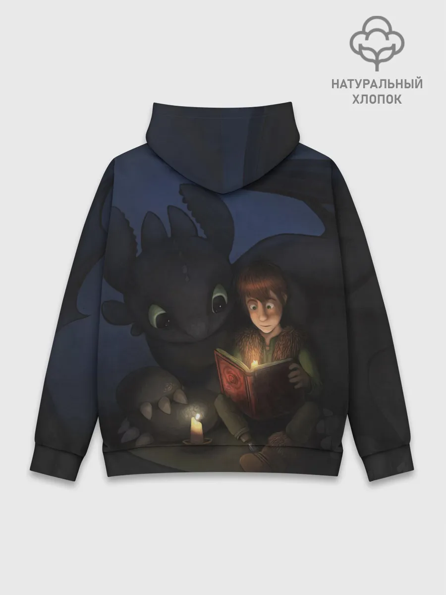 Худи мужской база хлопок / Как приручить дракона