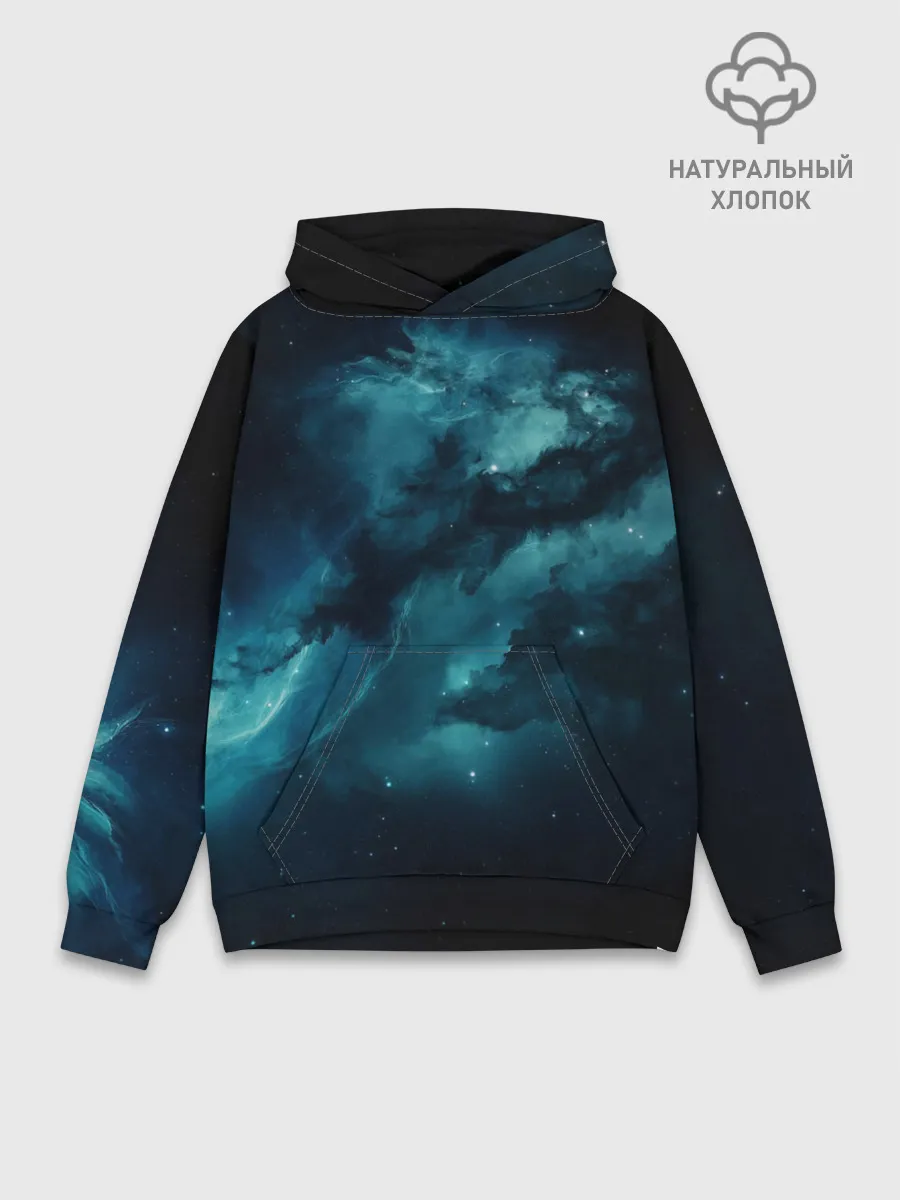 Худи мужской база хлопок / Космос