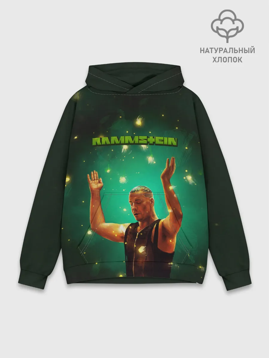 Худи мужской база хлопок / Rammstein