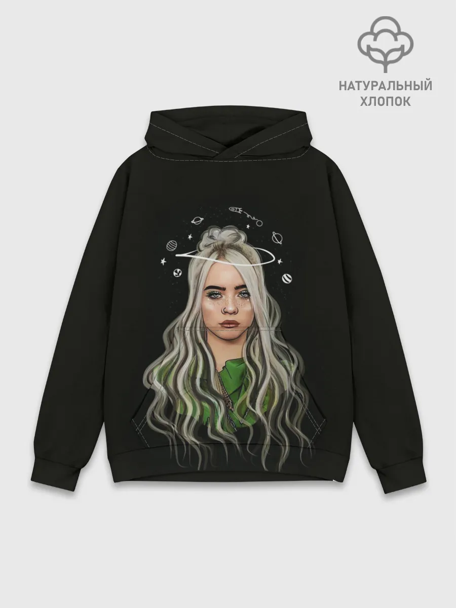 Худи мужской база хлопок / BILLIE EILISH