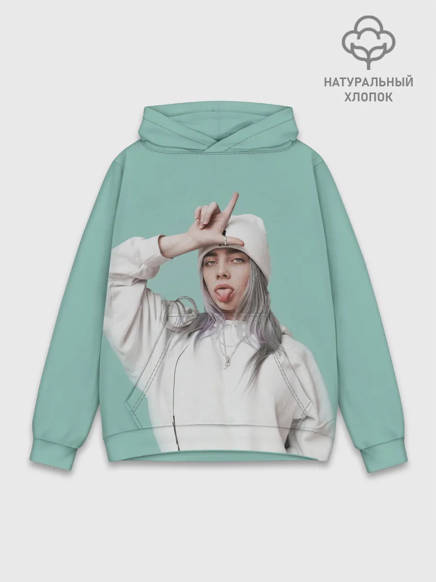 Худи мужской база хлопок / BILLIE EILISH