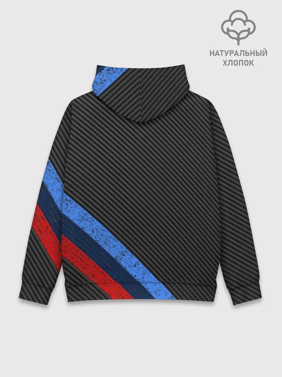 Худи мужской база хлопок / BMW КАРБОН