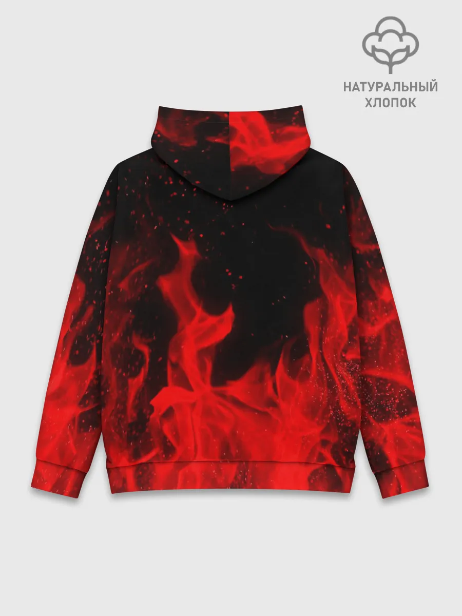 Худи мужской база хлопок / POWERWOLF