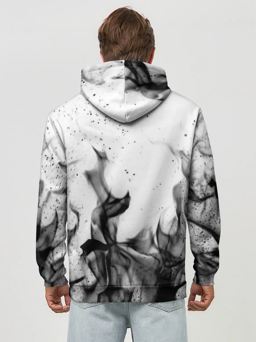 Худи мужской база хлопок / POWERWOLF