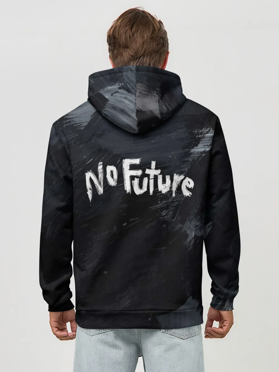 Худи мужской база хлопок / DARK - No Future