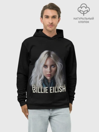 Худи мужской база хлопок / BILLIE EILISH
