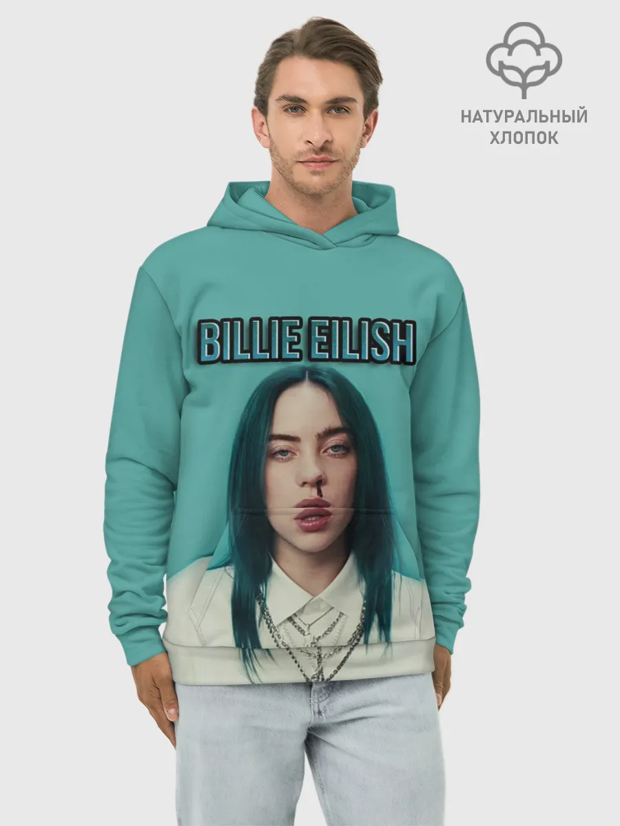 Худи мужской база хлопок / BILLIE EILISH
