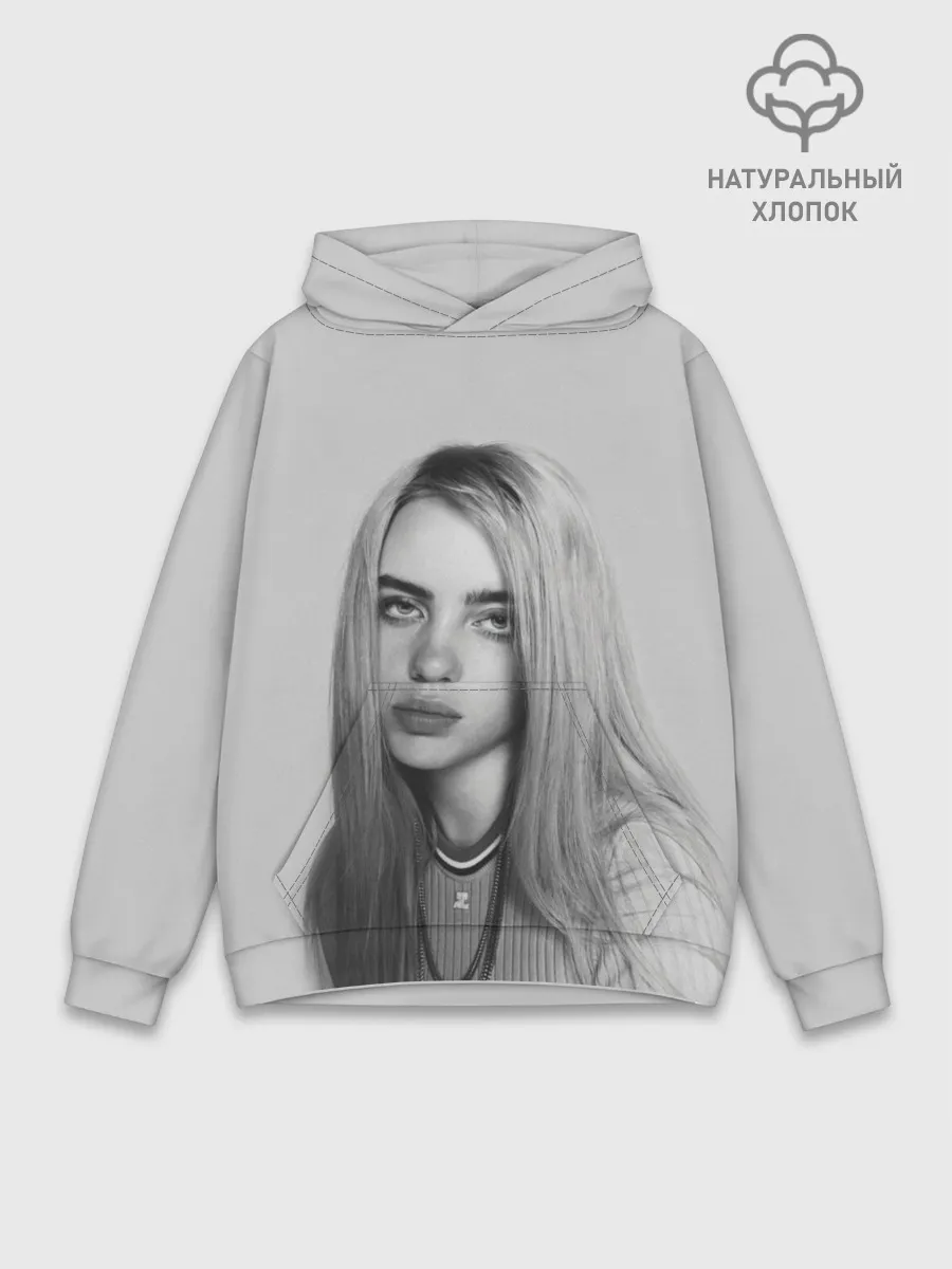 Худи мужской база хлопок / BILLIE EILISH