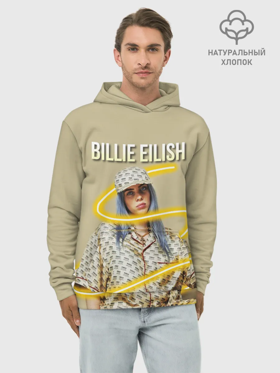 Худи мужской база хлопок / BILLIE EILISH