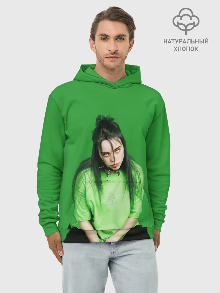 Худи мужской база хлопок / BILLIE EILISH