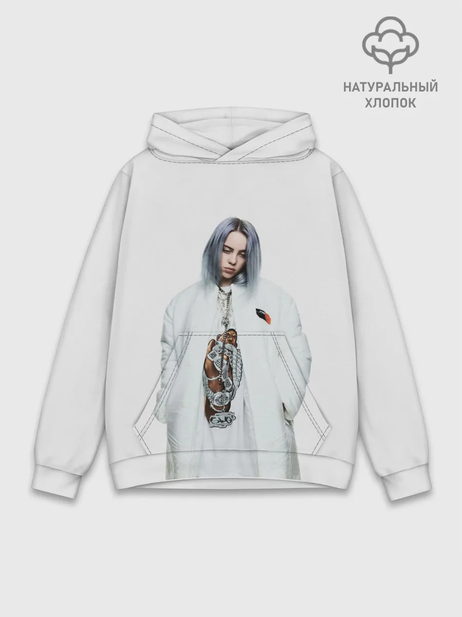 Худи мужской база хлопок / BILLIE EILISH