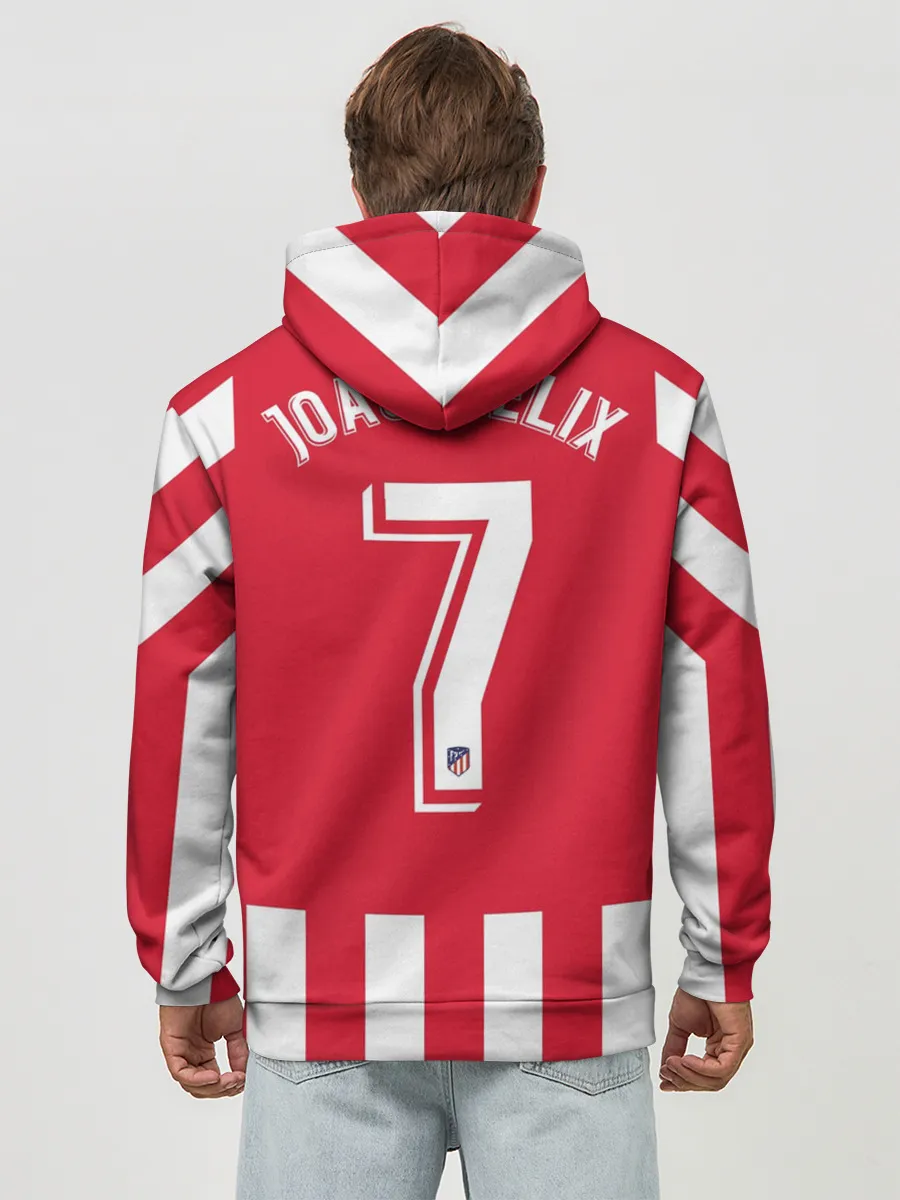 Худи мужской база хлопок / Joao Felix home 19-20