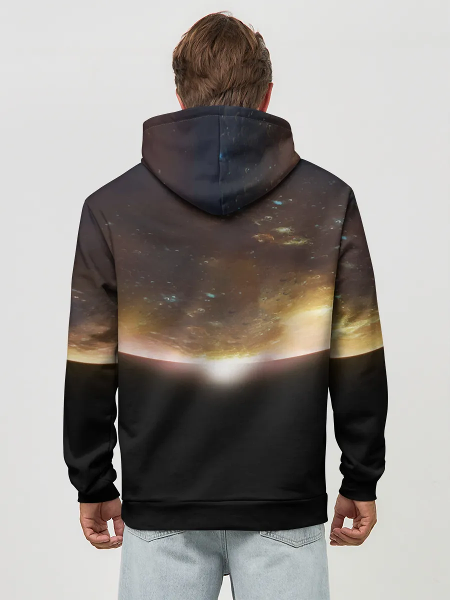 Худи мужской база хлопок / WARFRAME Planet