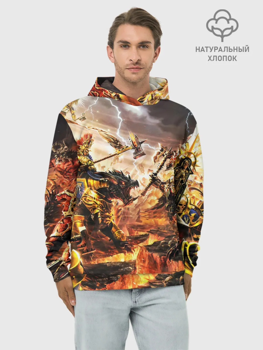 Худи мужской база хлопок / WARHAMMER 40K